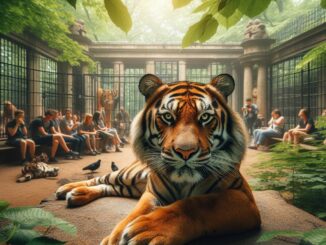 Tiger im Schweriner Zoo